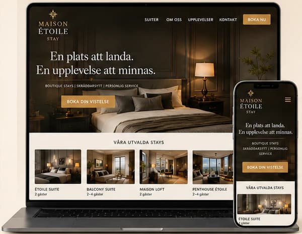 Maison Étoile start page