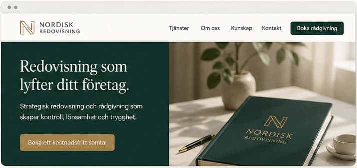 The Nordisk Redovisning concept website