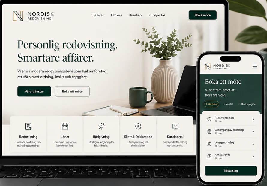 Nordisk Redovisning start page