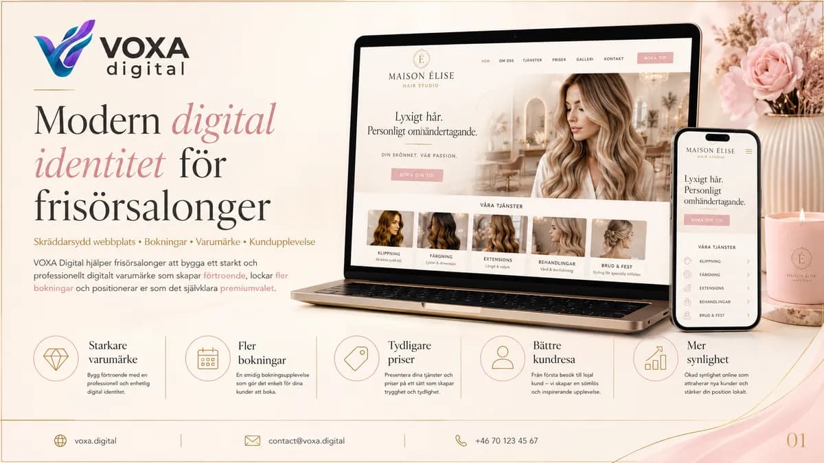 Maison Elise — Haarstudio brand & website design by Weva