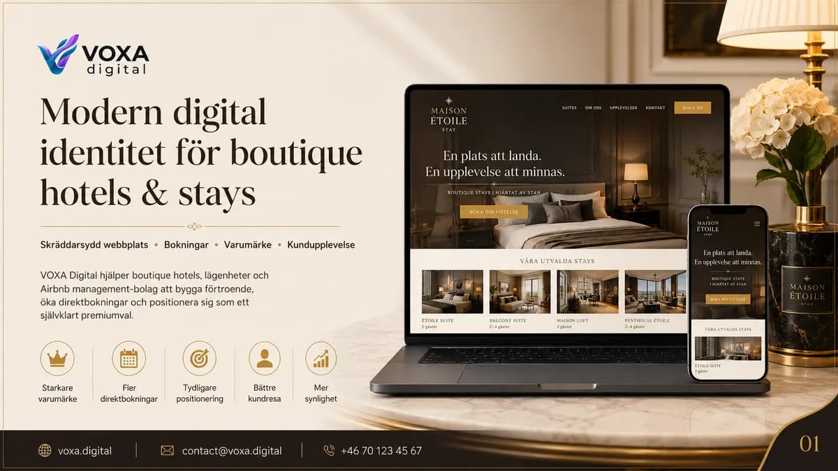 Maison Étoile — Hotellerie brand & website design by Weva
