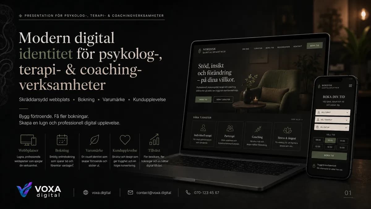 Nordisk Samtalspartner — Beratung brand & website design by Weva