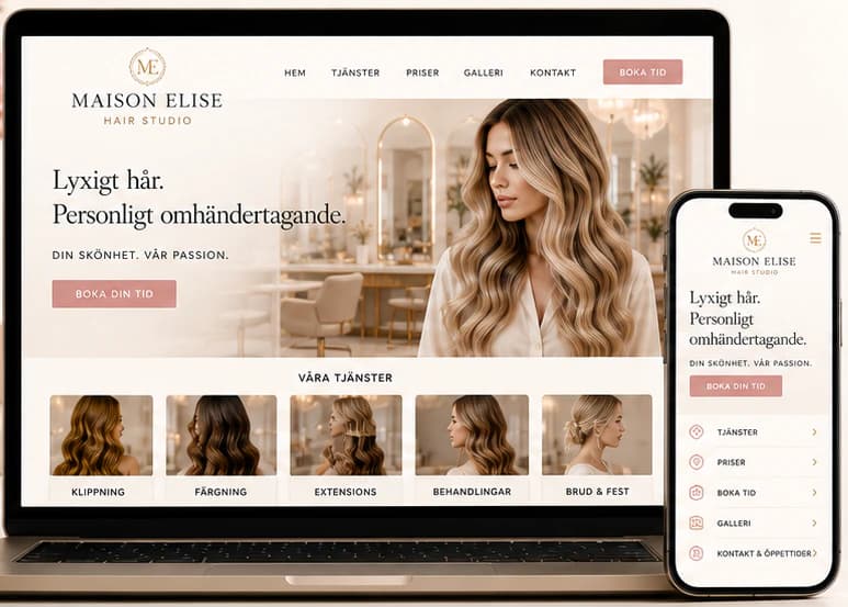 Startseite von Maison Elise