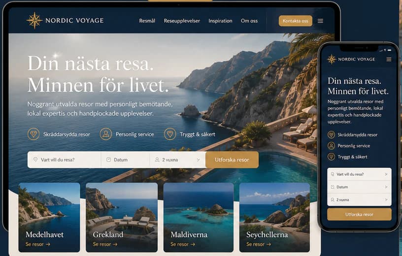 موقع مفهوم Nordic Voyage