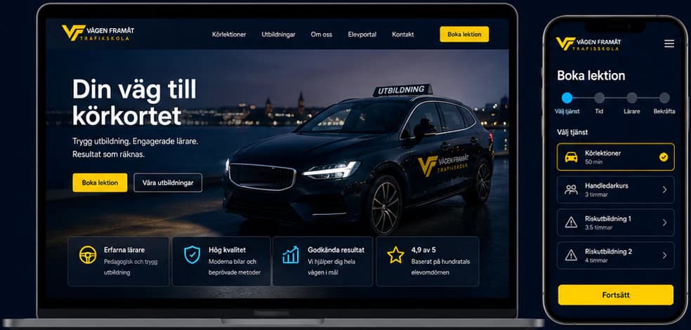 Vägen Framåt start page