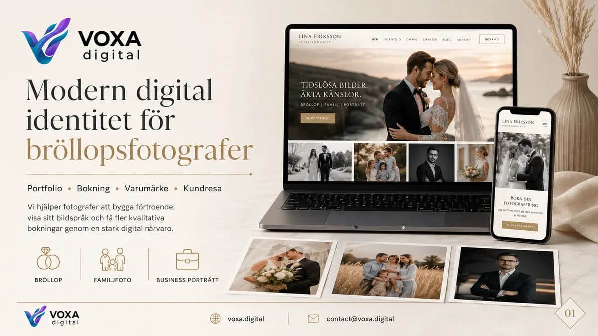 Lina Eriksson — التصوير الفوتوغرافي brand & website design by Weva